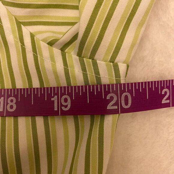 Liz Claiborne Striped Button Down Top - Picture 9 of 11